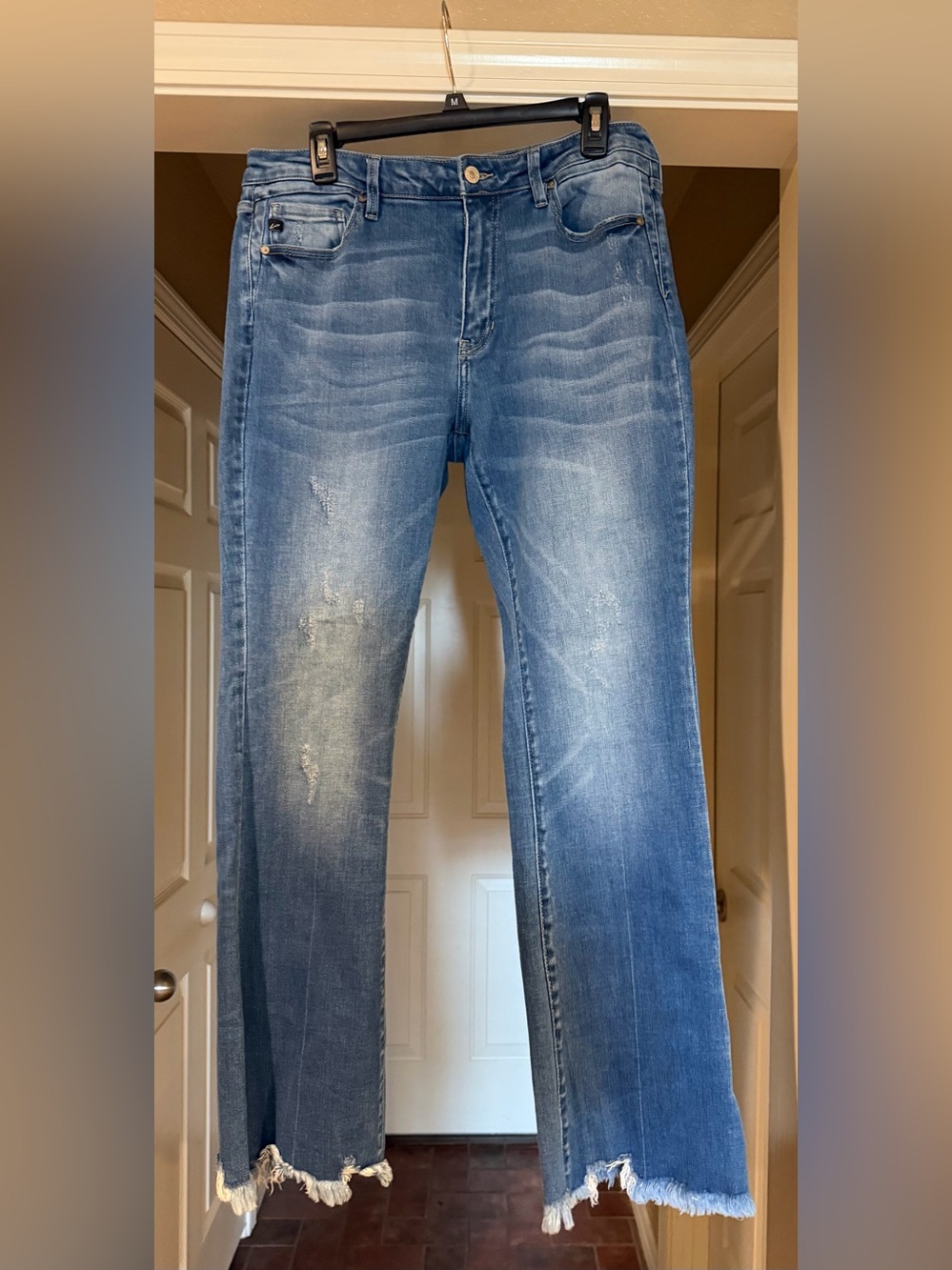 KanCan Women's Boot Cut Jeans in Faded Blue